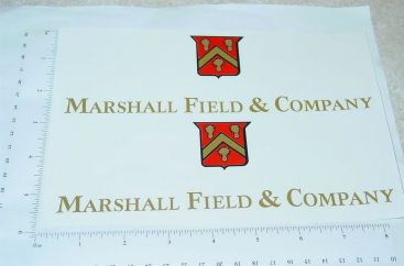 Pair Tonka Marshall Fields Co. Semi Truck Stickers Main Image