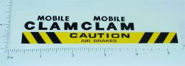 Tonka Mobile Clam (63 & Older) Stickers