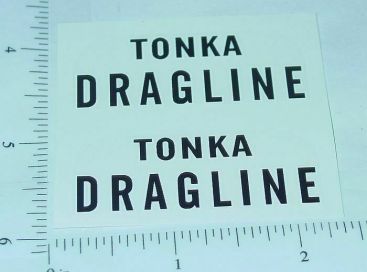 Pair Tonka Dragline (1959 & 60) Stickers Main Image