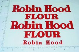 Tonka Robin Hood Flour Box Van Sticker Set