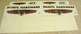 Tonka Ace Hardware Semi Truck Sticker Set