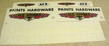 Tonka Ace Hardware Semi Truck Sticker Set Main Image