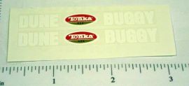 Pair Tonka Mighty Dune Buggy Hood Stickers