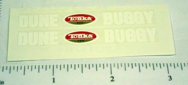 Pair Tonka Mighty Dune Buggy Hood Stickers Main Image