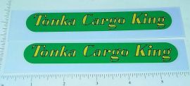 Pair Tonka Cargo King Grain Semi Trailer Stickers