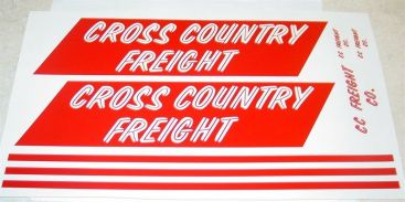 Tonka Cross Country Freight Semi Sticker Set Main Image