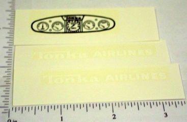 Tonka Airlines Tractor Sticker Set w/ Dash Main Image