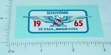 Tonka 1965 St. Paul Souvenir Jeep Hood Sticker Main Image