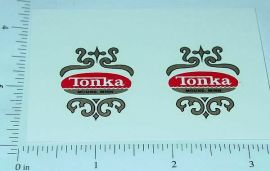 Pair Tonka Turbine Fire Truck Door Sticker Set