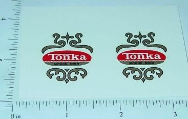 Pair Tonka Turbine Fire Truck Door Sticker Set Main Image