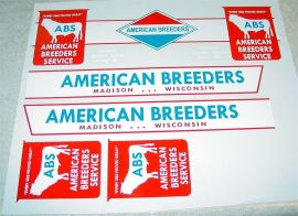 Tonka American Breeders Semi Truck Sticker Set