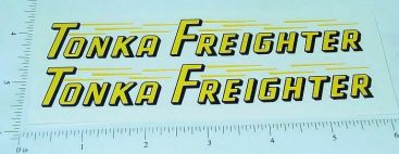 Pair Tonka Freighter Semi Trailer Stickers Main Image