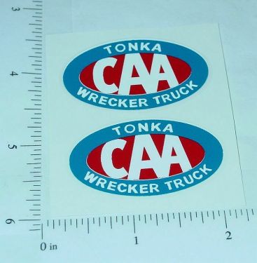 Pair Tonka Canada CAA Towing Service Stickers Main Image