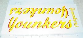 Tonka Younkers Semi Truck Sticker Set