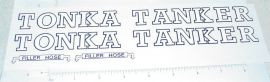 Tonka Tanker Semi Truck Sticker Set