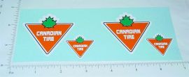 Pair Tonka Canadian Tire Replacement Sticker Set