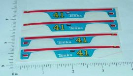 Pair Tiny Tonka #41 Racer Original Sticker Sets