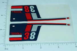 Tonka Racing #38 Racer Original Sticker Set Pair