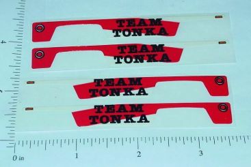 Pair Tiny Team Tonka Original NOS Sticker Sets Main Image