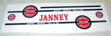 Tonka Janney Semple Hill Semi Truck Sticker Set Main Image