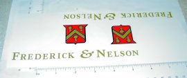 Pair Tonka Frederick & Nelson Semi Truck Sticker Set