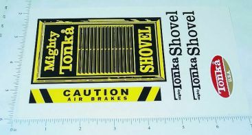 Mighty Tonka Shovel Replacement Sticker Set Main Image