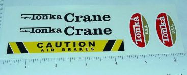 Mighty Tonka Crane Replacement Sticker Set Main Image