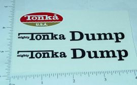 Mighty Tonka Dump Truck Sticker Set