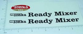 Mighty Tonka Ready Mixer Truck Stickers