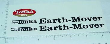 Mighty Tonka Earth Mover Sticker Set Main Image