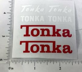 Tonka Cement Mixer Truck Replacement Stickers 2 Pair