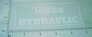 Mighty Tonka Hydraulic Dump Truck Replacement Stickers Main Image