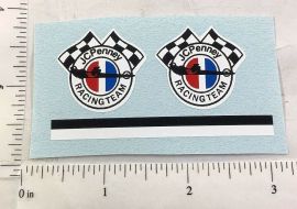 Pair Mini Tonka JC Penneys Volkswagen Bug Replacement Stickers