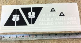 Mini Tonka Allied Van Lines Private Label Semi Truck Sticker Set