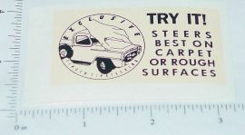 Tru Scale Touch Steering Roof Sticker