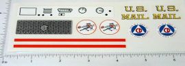 Tru Scale US Mail International Scout Stickers