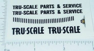 Tru Scale Parts & Service Truck Sticker Set Main Image