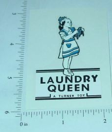 Turner Toys Laundry Queen Replacement Sticker