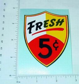 5 Cent Fresh Vending Machine Sticker