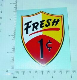 1 Cent Fresh Vending Machine Sticker