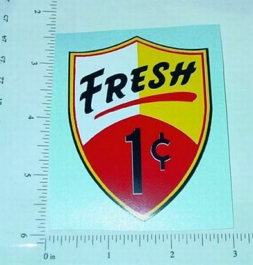 1 Cent Fresh Vending Machine Sticker Main Image