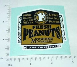 1 Cent Moderne Peanut Vending Machine Sticker