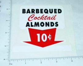 10 Cent Cocktail Almonds Sticker