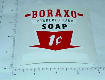 1c Boraxo Soap Vending Machine Sticker Set Main Image