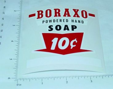 10c Boraxo Soap Vending Machine Sticker Set Main Image