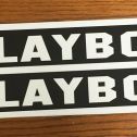 Playboy Roller Bearing Wagon Pull Toy Replacement Sticker Pair WA-004 Main Image