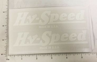 Pair Small Hy-Speed Wagon Pull Toy Replacement Stickers Main Image