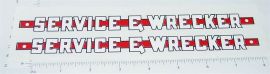Pair Wyandotte Service & Wrecker Truck Sticker Set