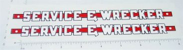 Pair Wyandotte Service & Wrecker Truck Sticker Set Main Image