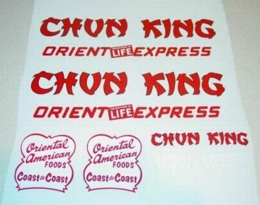 Wyandotte Chun King Foods Semi Truck Sticker Set Main Image